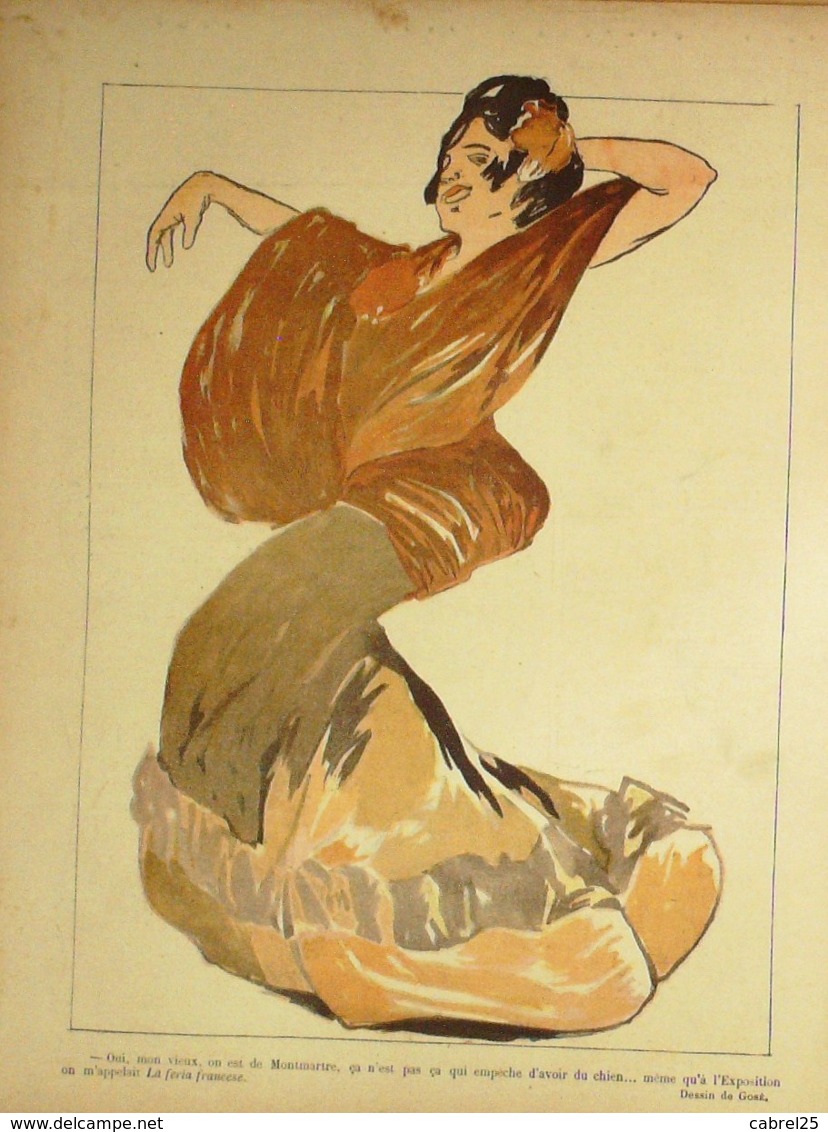 REVUE "LE RIRE"-1900-318-Dessin GOSE,JEANNIOT,FAIVRE,GRANDJOUAN,FAU,ROUVEYRE - 1900 - 1949