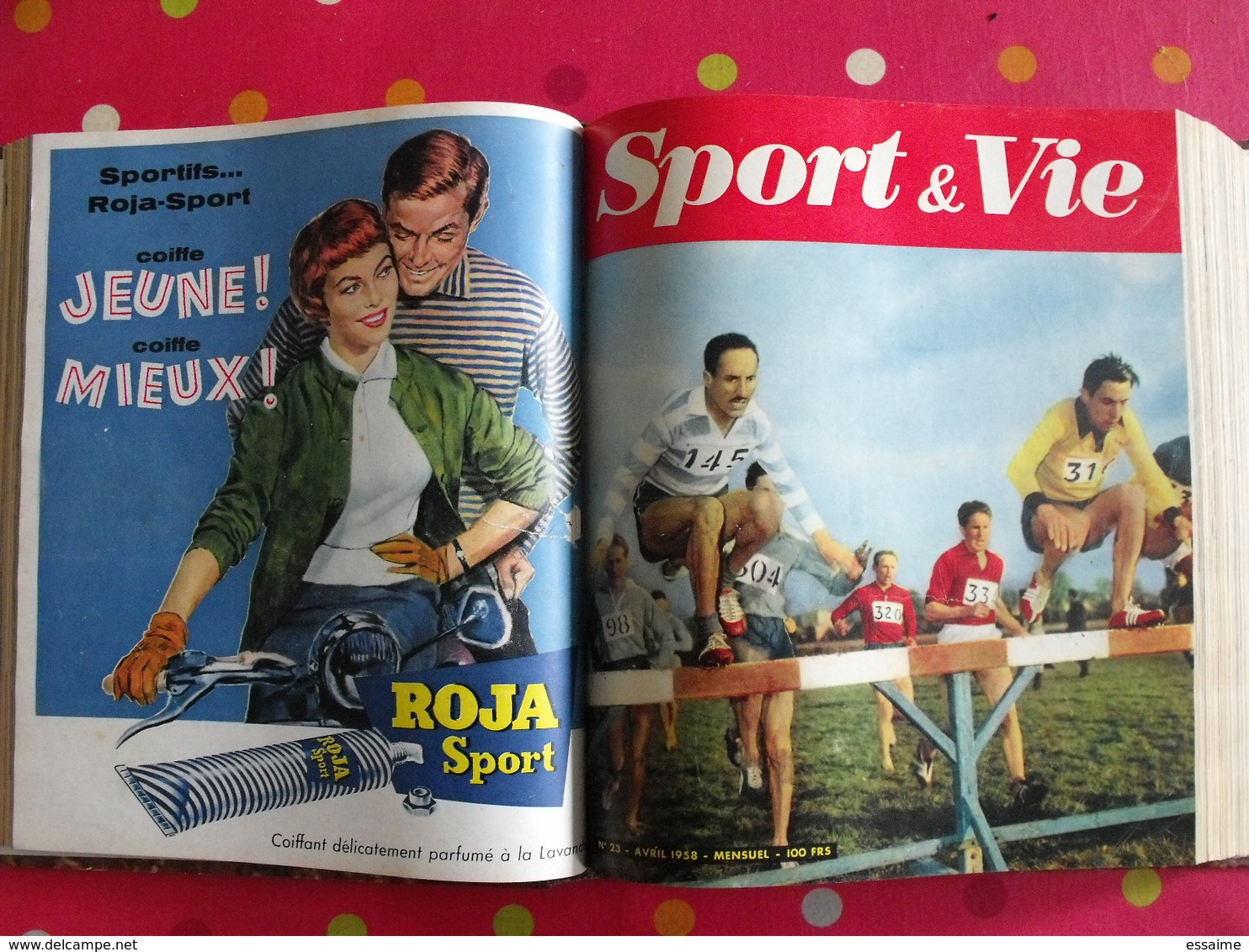 Reliure Recueil Mensuel Sport & Vie. 1958. 12 N° 20 à 31. Tour De France Gaul. Boxe Rugby Football Tennis - Sport