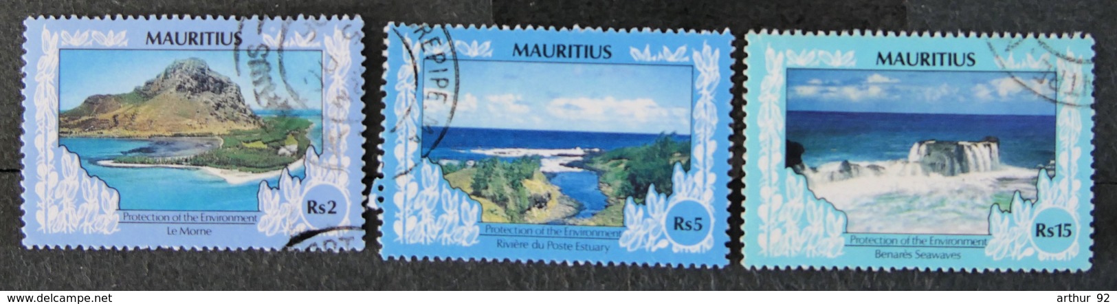 ILE MAURICE - MAURITIUS - 1991 - YT 762 à 764 - SERIE COURANTE - Mauritius (1968-...)