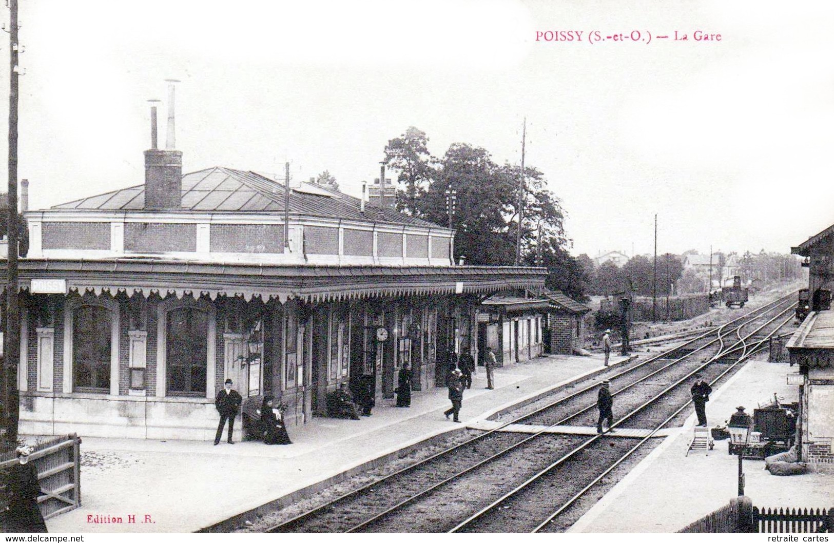 Poissy - La Gare Intérieure - Très Beau Plan Animé - Poissy