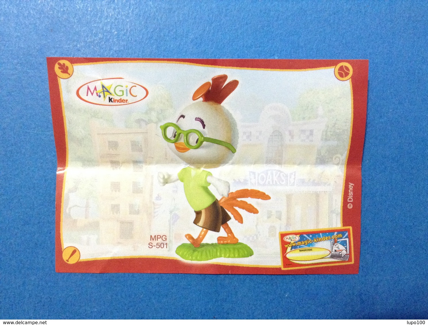 SURPRISE SORPRESINE KINDER FERRERO CHICKEN LITTLE S-501 CON CARTINA - Monoblocchi