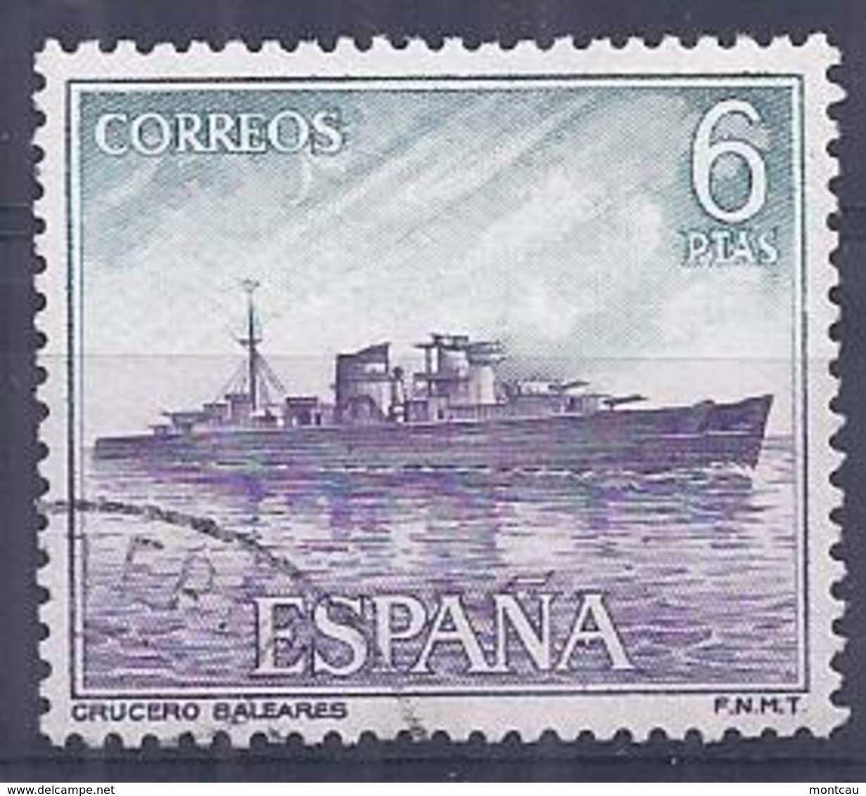 España-Spain. Crucero Baleares (o) - Ed 1611, Yv=1260 - Usados