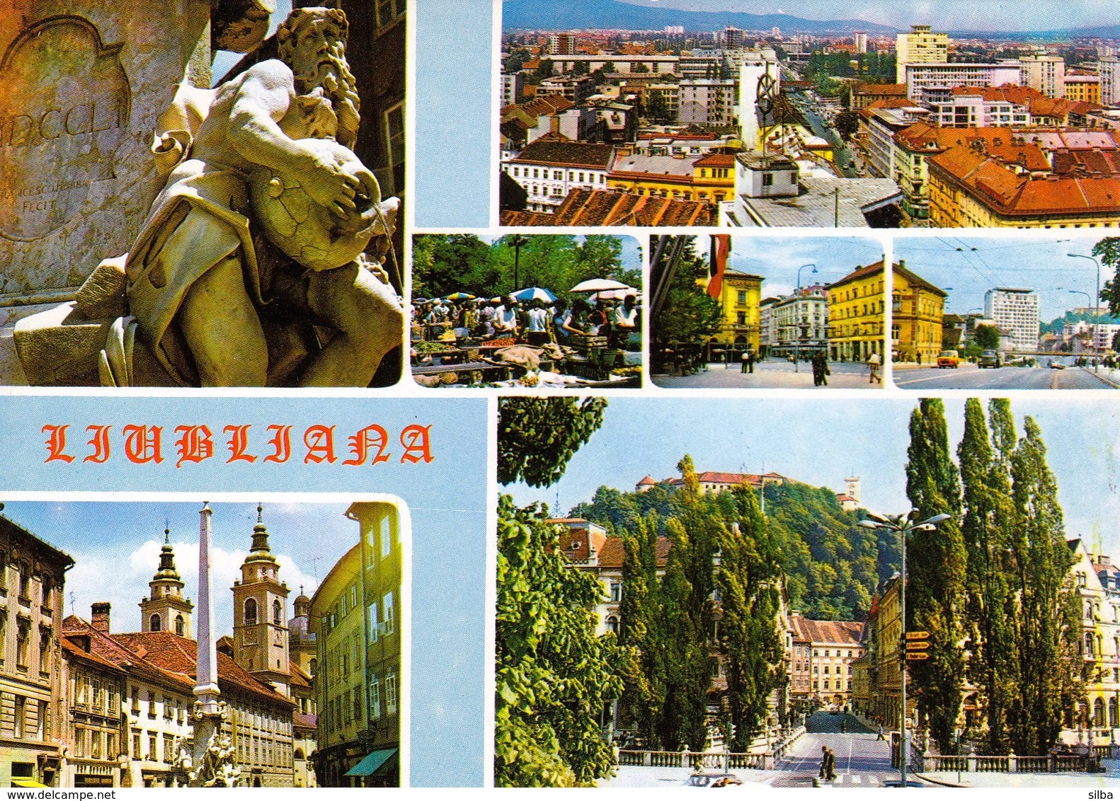Slovenia Ljubljana / Panorama, Old Town, Monument / Unused, Uncirculated - Slovenia