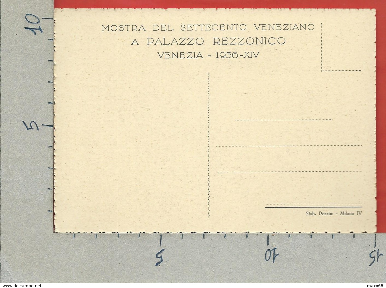 CARTOLINA NV ITALIA - 1936 Mostra Settecento Veneziano A Cà Rezzonico - VENEZIA - TIEPOLO - Testa Di Vecchio - 10 X 15 - Esposizioni