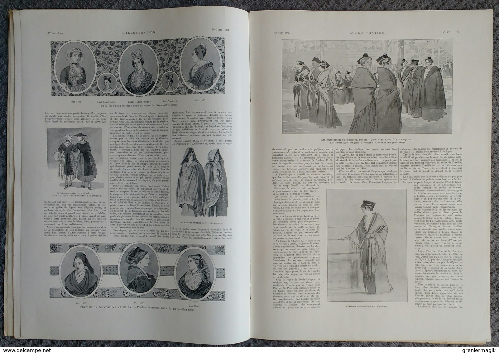 L'Illustration 4191 30 juin 1923 Aéro-club de France SEM/Les Tanagras d'Arles/Etna/Stamboulisky/Parthenay/Finistère