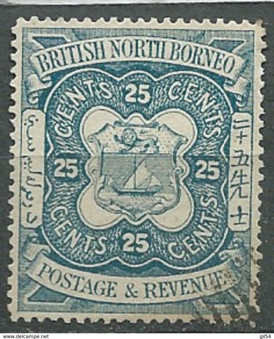 Bornéo Du Nord   -  Yvert  N° 24 Oblitéré  - Bce 16405 - North Borneo (...-1963)