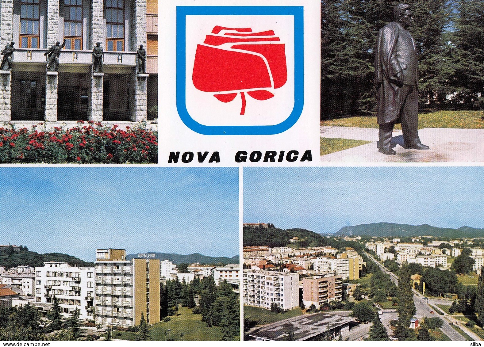 Slovenia Nova Gorica / Panorama, Monument, Rose / Unused, Uncirculated - Slovenia