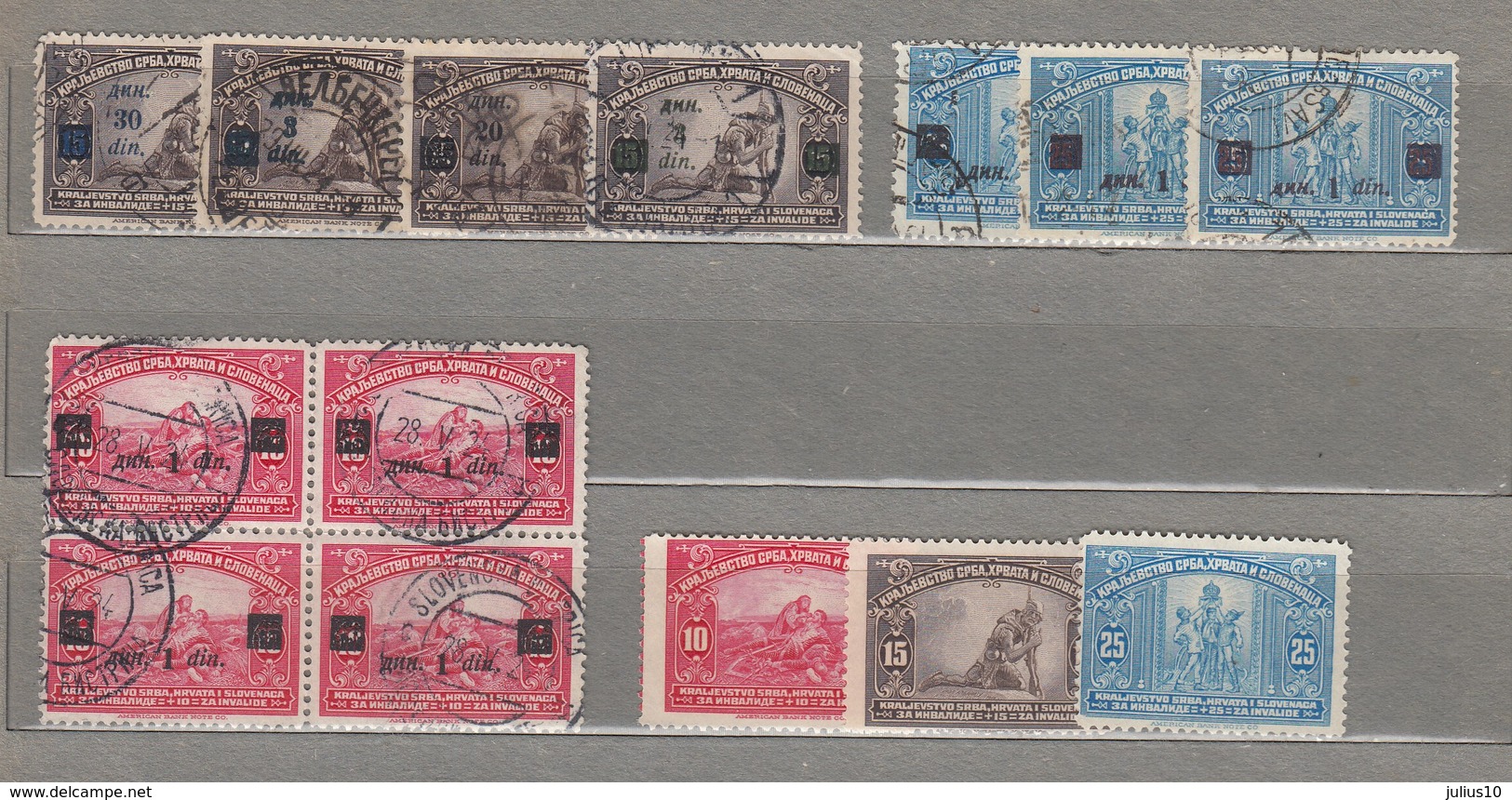 YUGOSLAVIA Old Used And Mint Stamps Lot 3 Scans #24472 - Lots & Serien