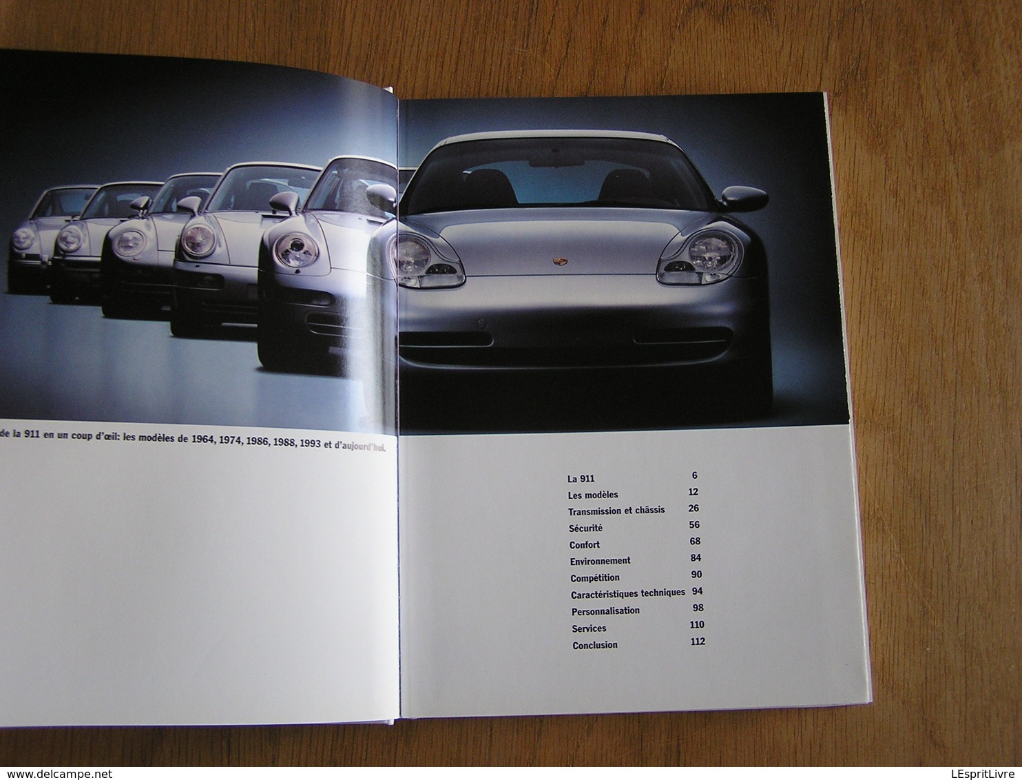 PORSCHE La 911 Catalogue Concessionnaire Agence Automobile Allemagne Voiture Car Cars Auto - Auto