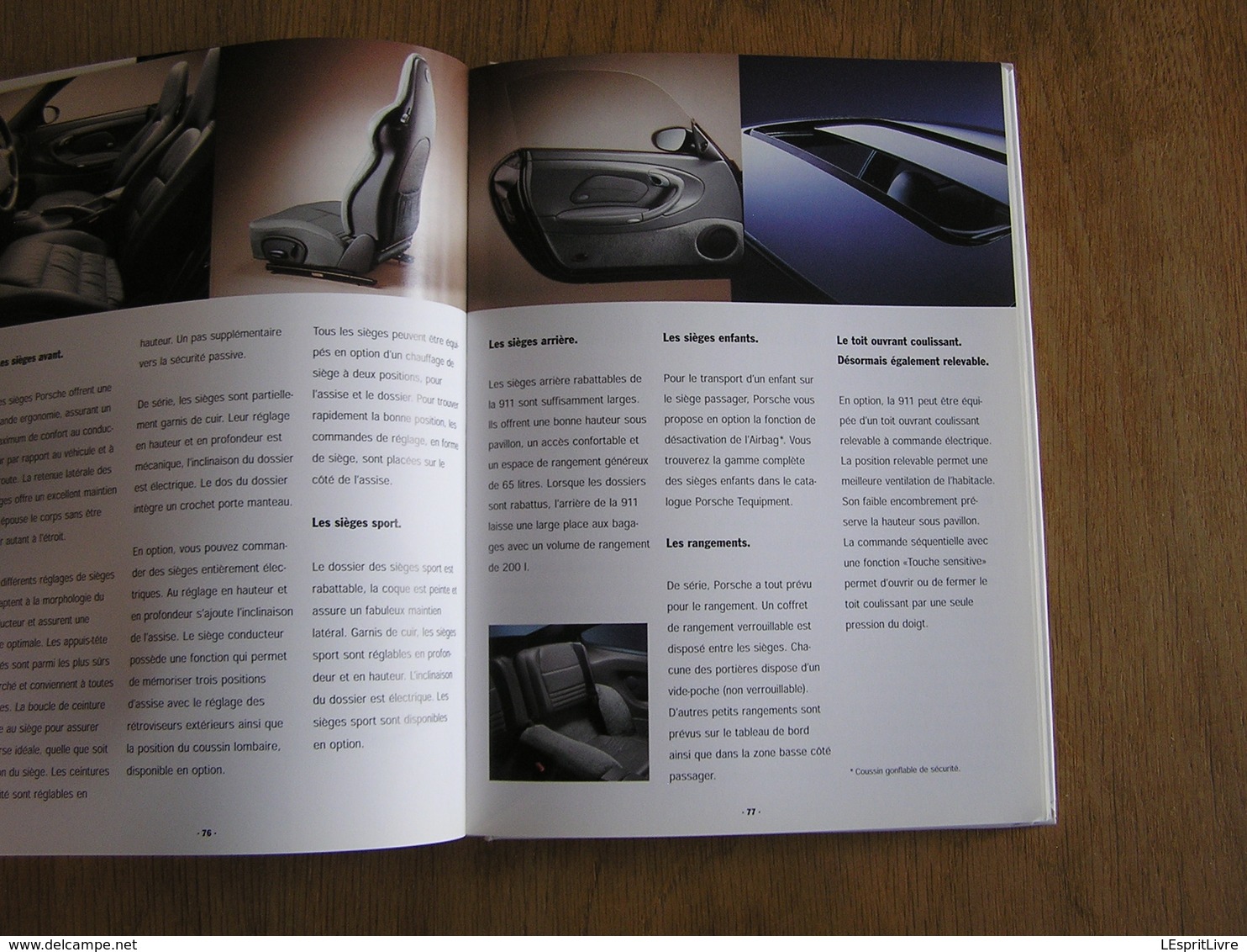PORSCHE La 911 Catalogue Concessionnaire Agence Automobile Allemagne Voiture Car Cars Auto