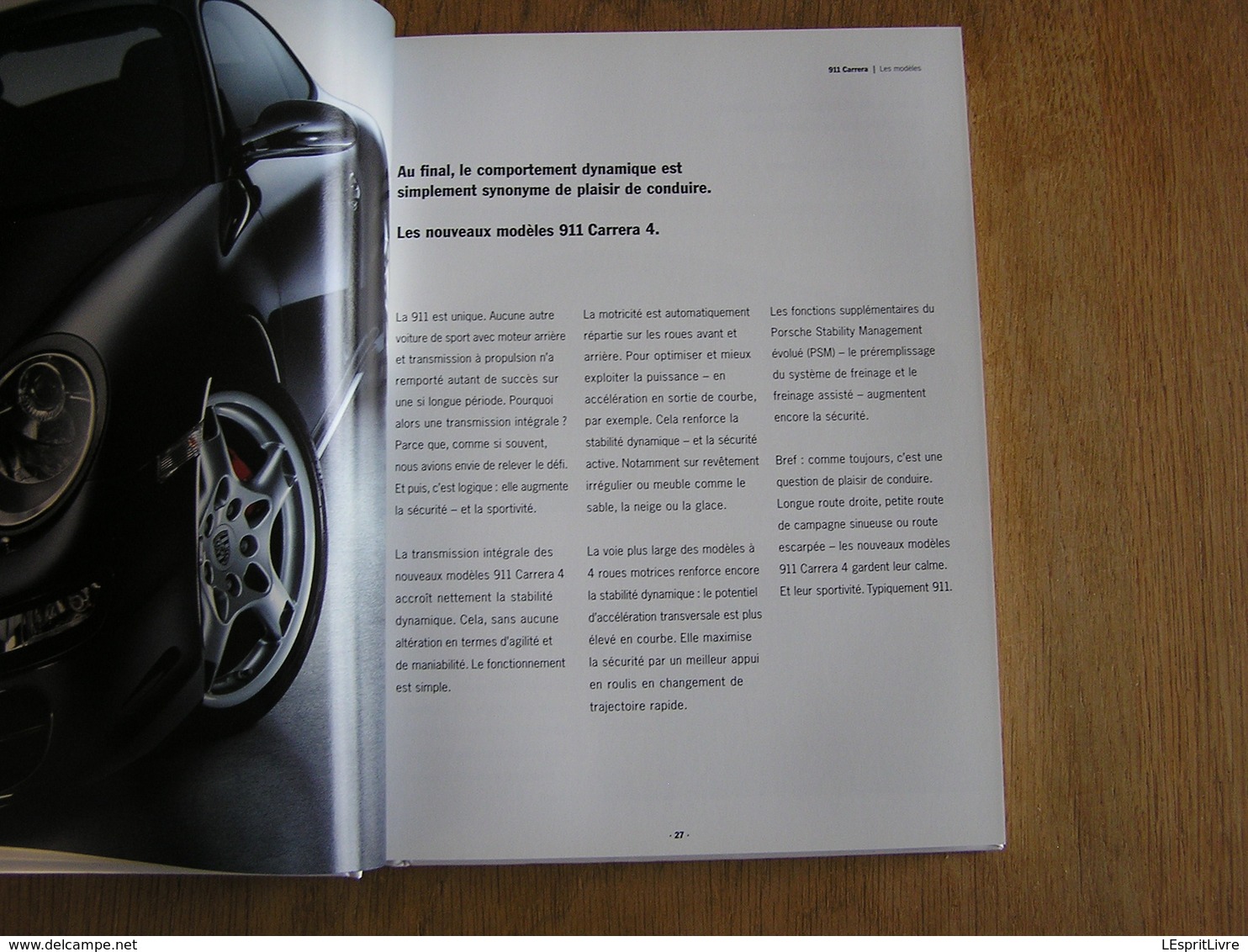 PORSCHE  911 Carrera Catalogue Concessionnaire Agence Automobile Allemagne Voiture Car Cars Auto