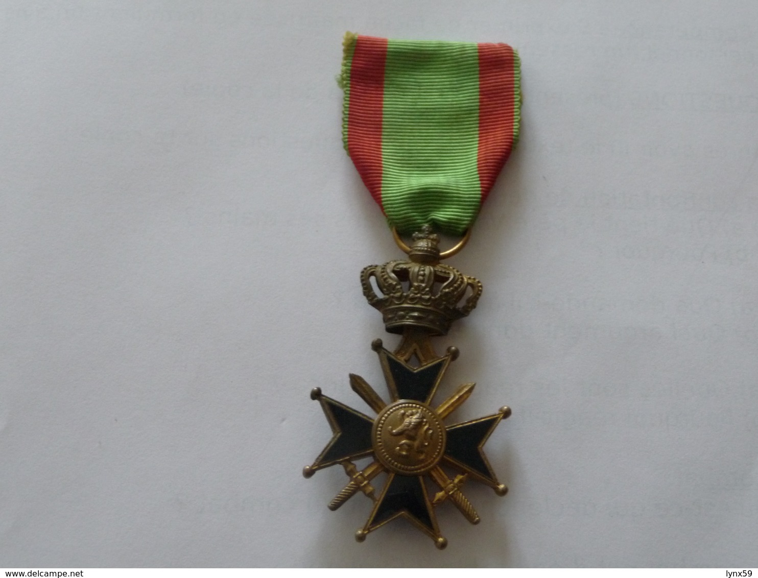 Croix Militaire Belge De Seconde Classe - Belgique