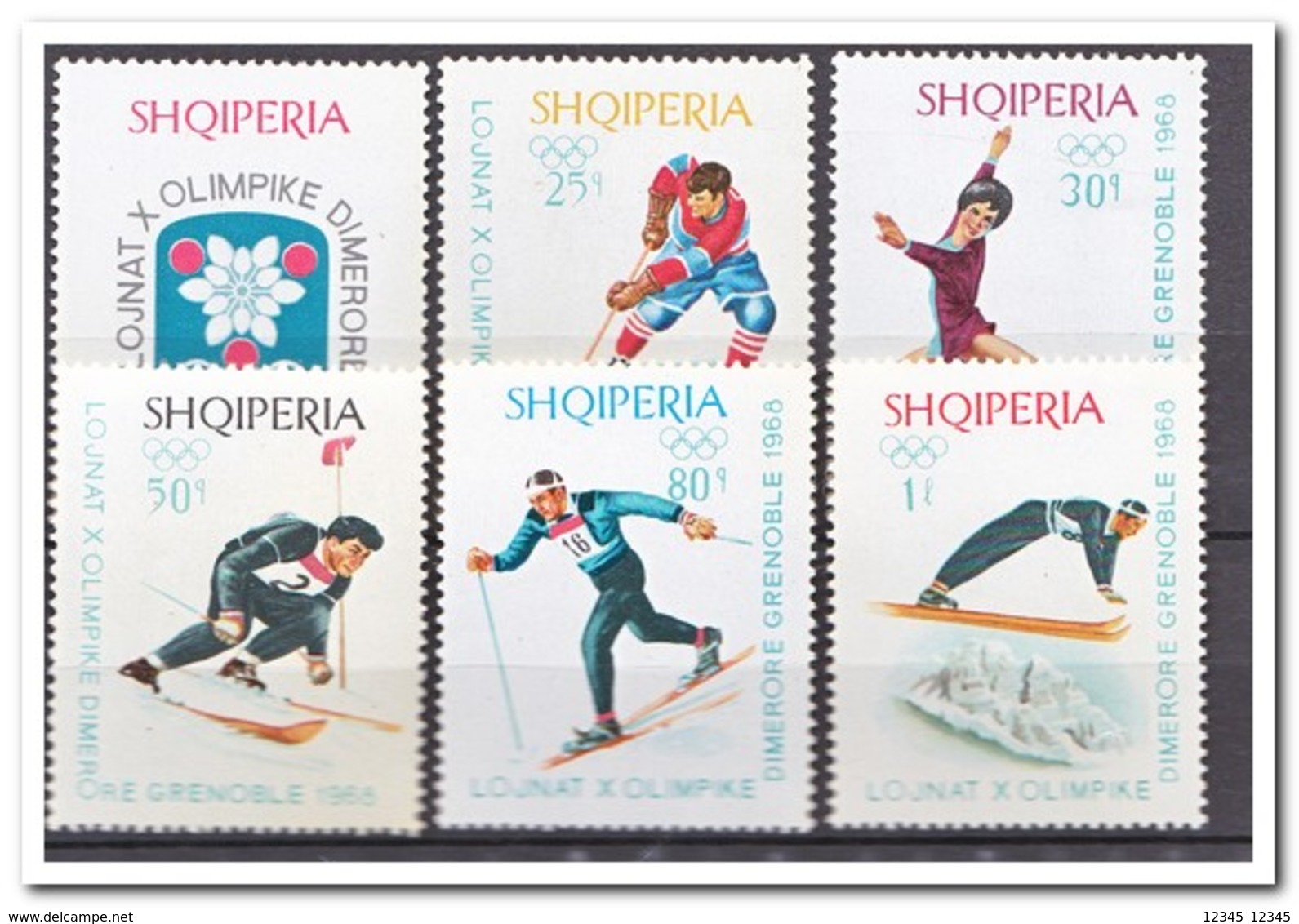 Albanië 1967, Postfris MNH, Olympic Winter Games - Albanien