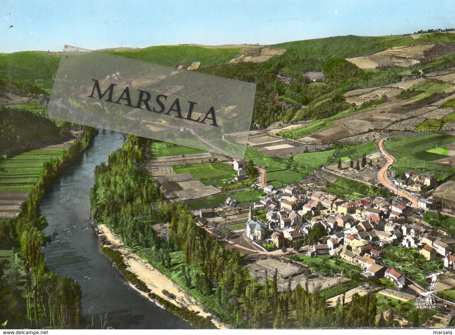 CPSM Trebas Les Bains   Vue  Générale - Castelnau De Montmirail