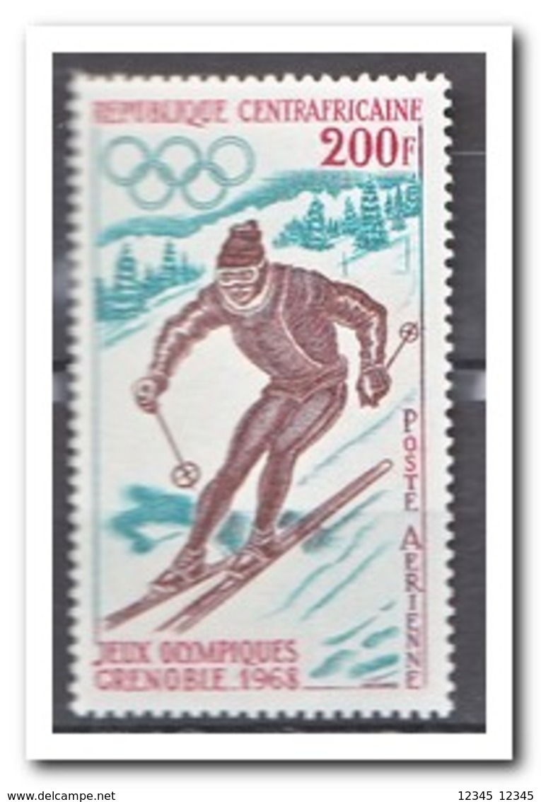 Centraal Afrika 1968, Postfris MNH, Olympic Winter Games - Centraal-Afrikaanse Republiek