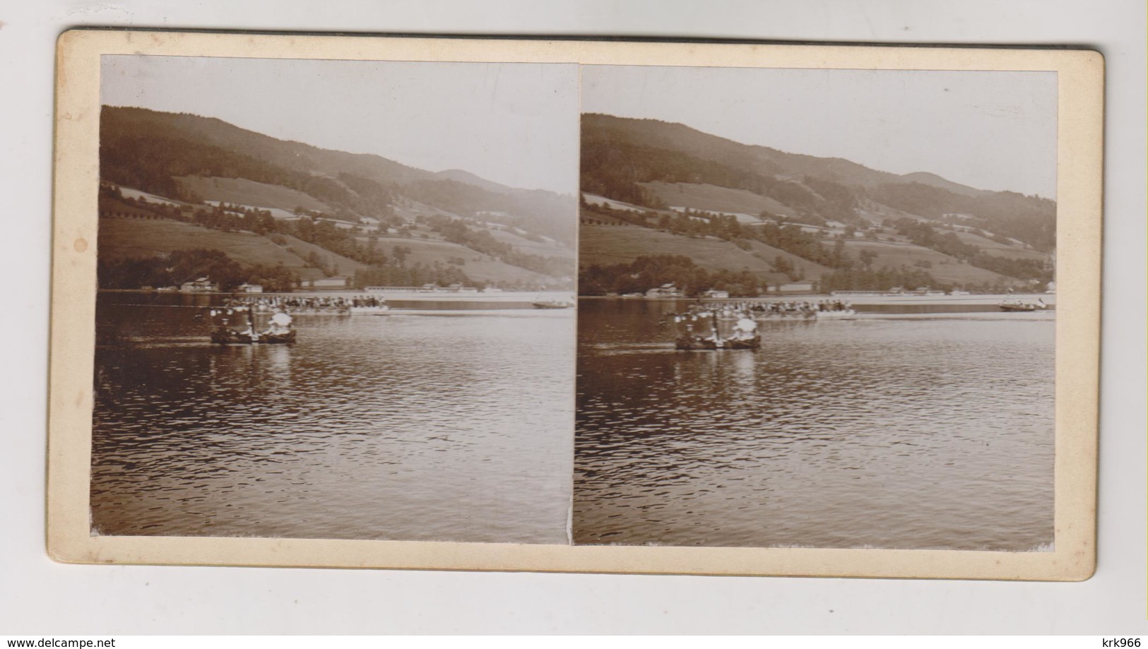 AUSTRIA,MONDSEE (?) Stereo Photo - Antiche (ante 1900)