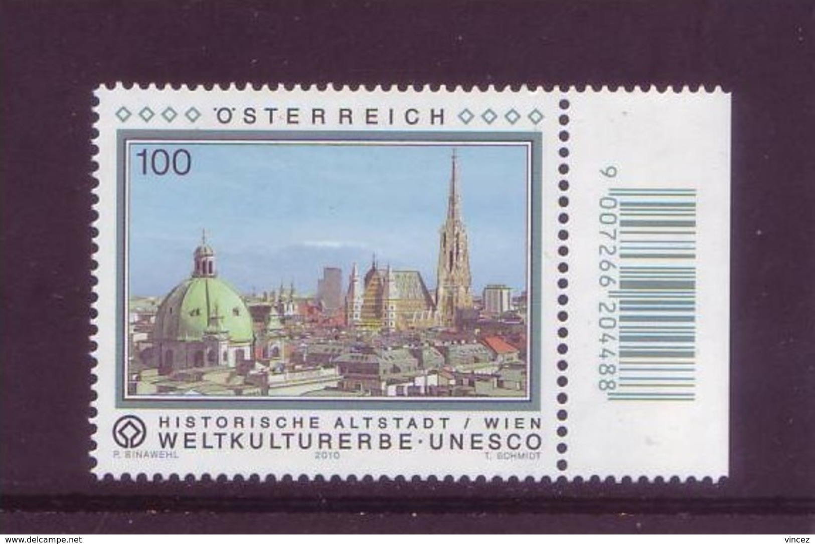 Austria 2010 - UNESCO, Centro Storico Di Vienna. 1v MNH** - Nuovi