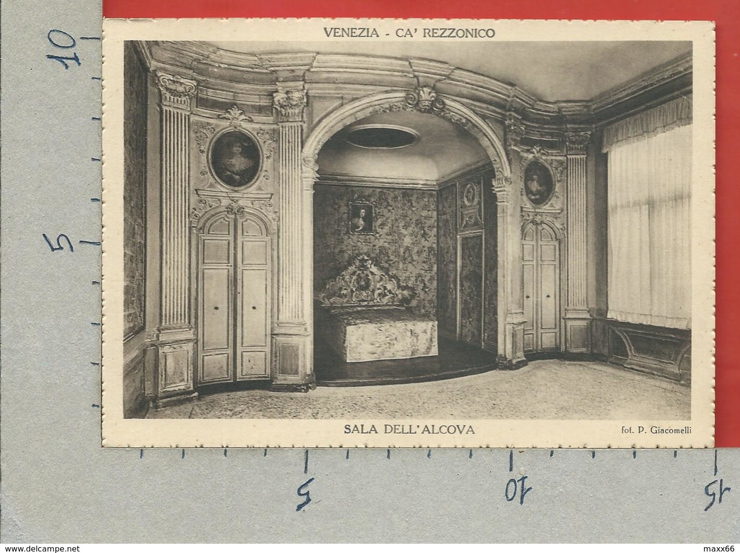 CARTOLINA NV ITALIA - 1936 Mostra Settecento Veneziano A Cà Rezzonico - VENEZIA - Sala Dell'Alcova - 10 X 15 - Esposizioni