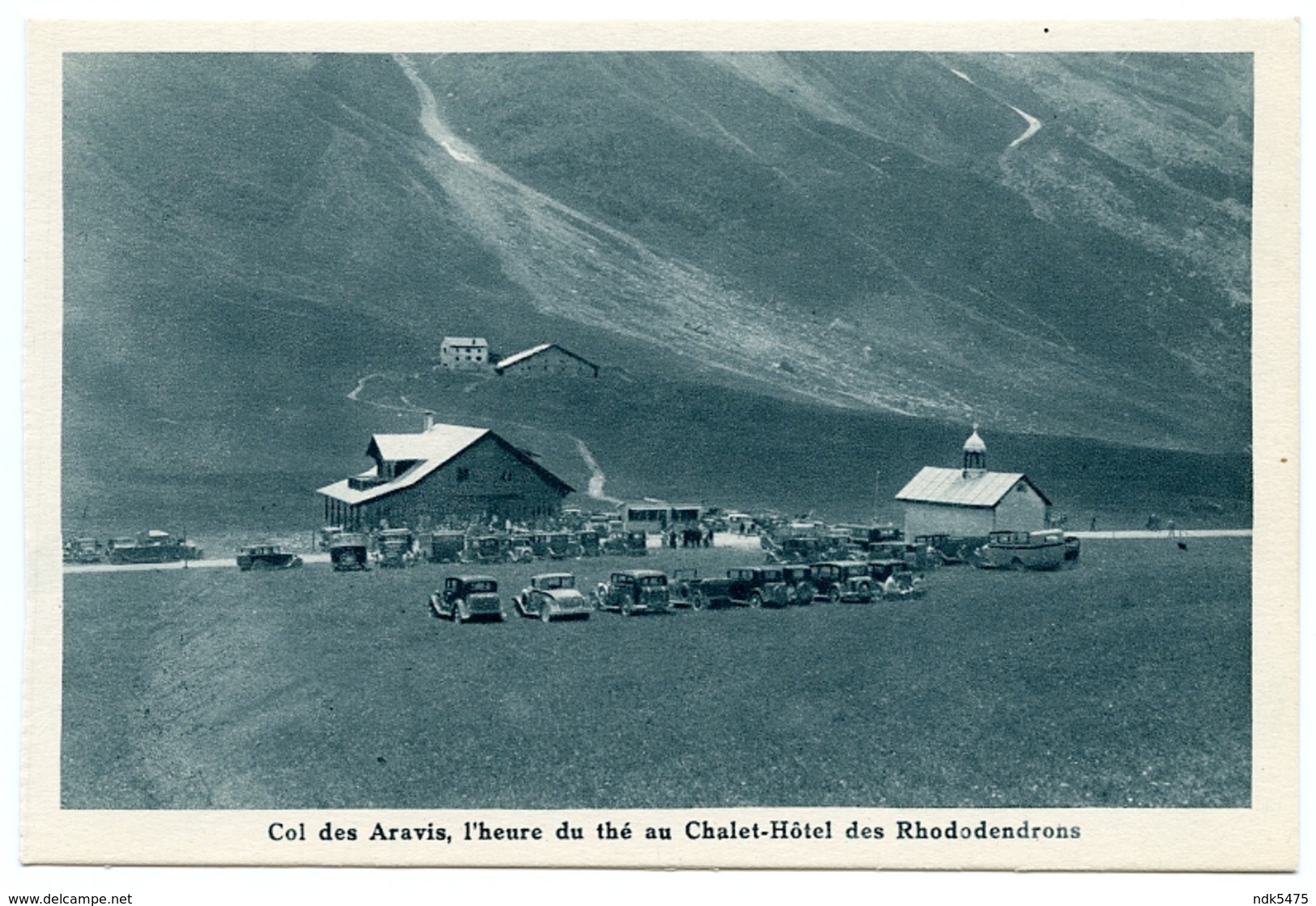 74 : COL DES ARAVIS - L'HEURE DE THE AU CHALET-HOTEL DES RHODODENDRONS - Autres & Non Classés