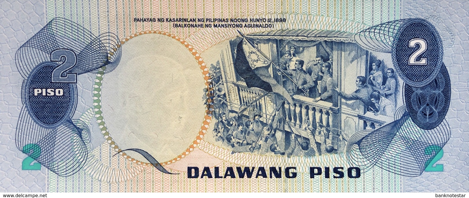 Philippines 2 Piso, P-166 (1981) - UNC - Pope John Paul II Banknote - Philippinen