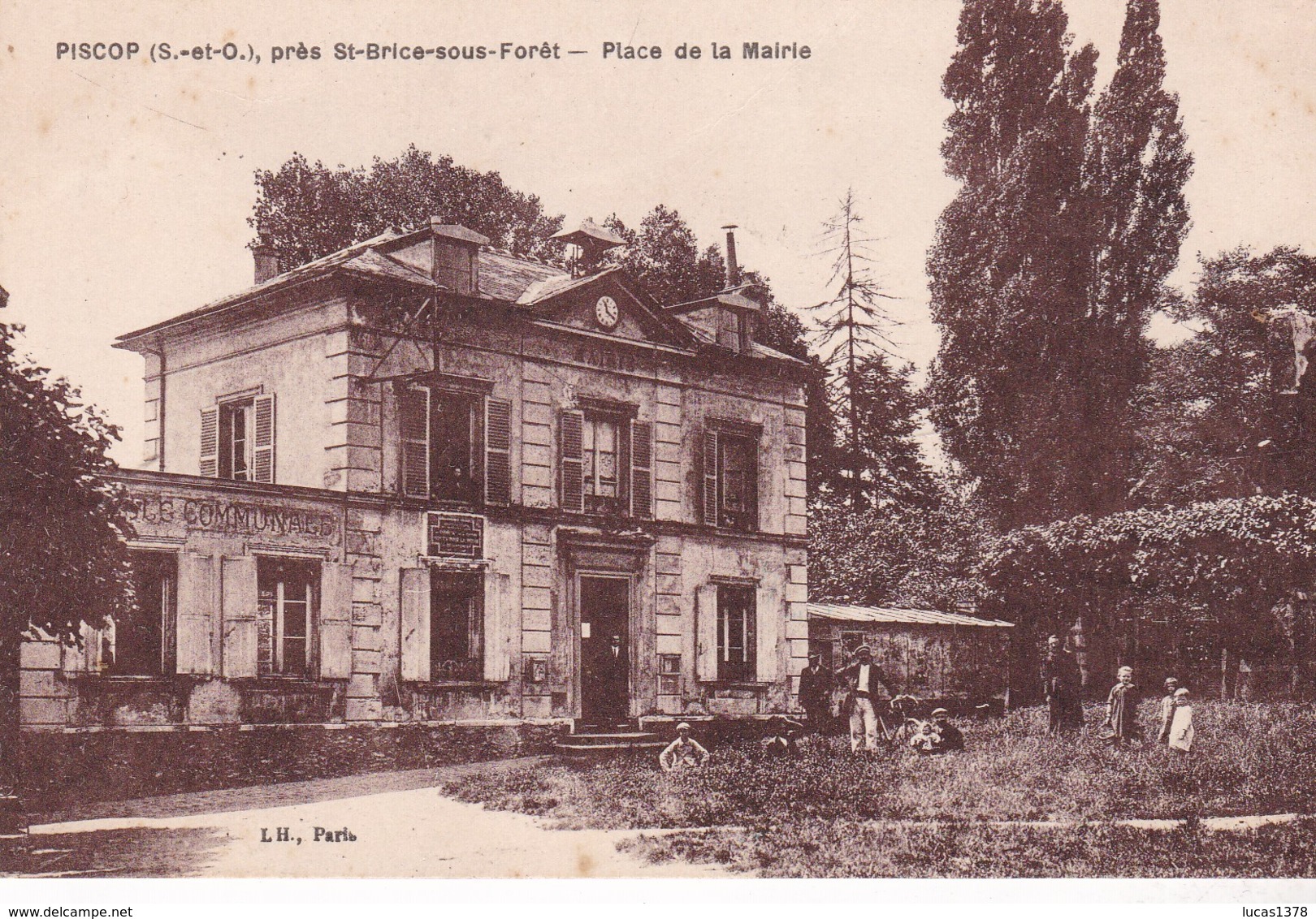 95 / PISCOP  / PRES SAINT-BRICE-SOUS-FORET  / PLACE DE LA MAIRIE /  ANIMEE - Pontcelles