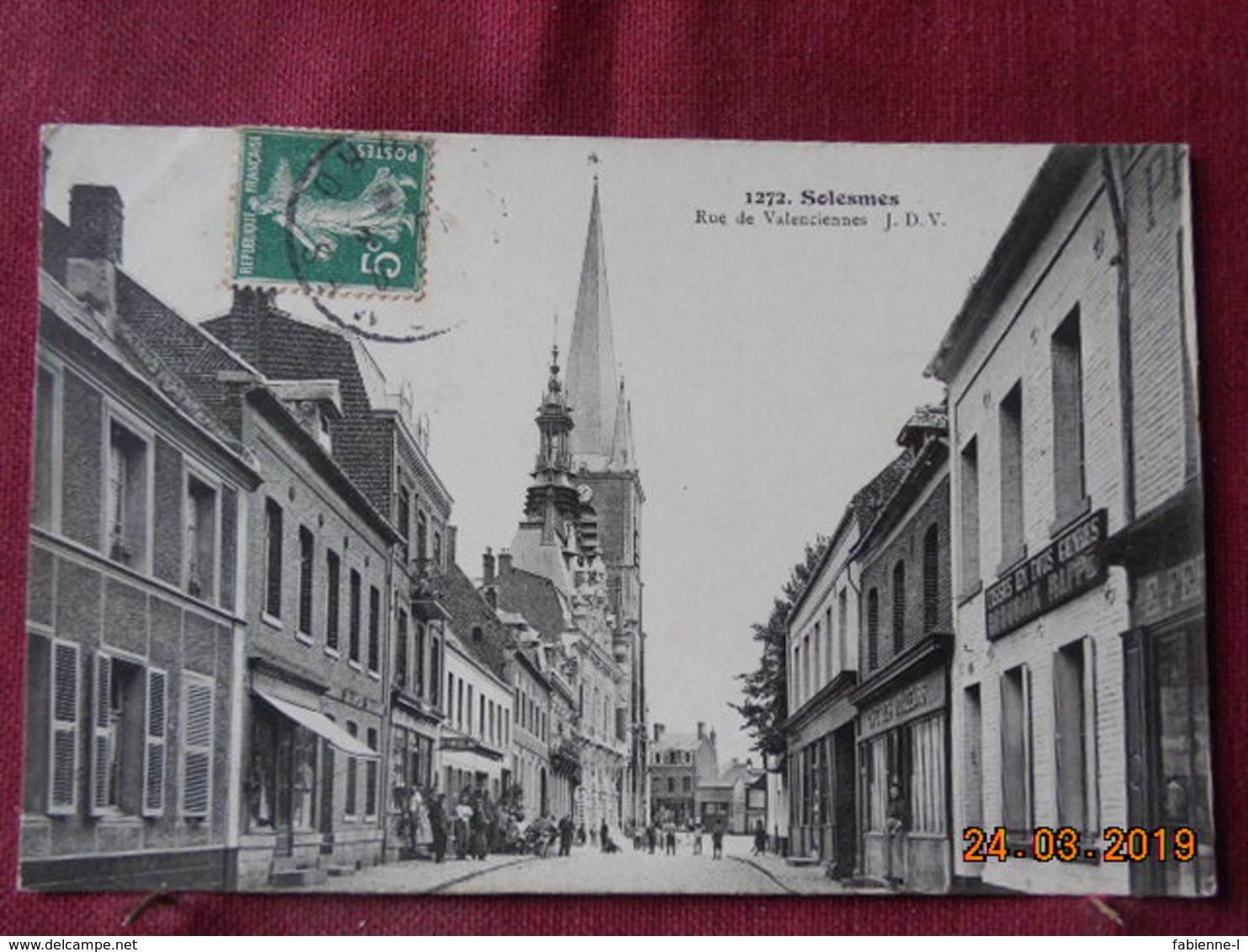 CPA - Solesmes - Rue De Valenciennes - Solesmes