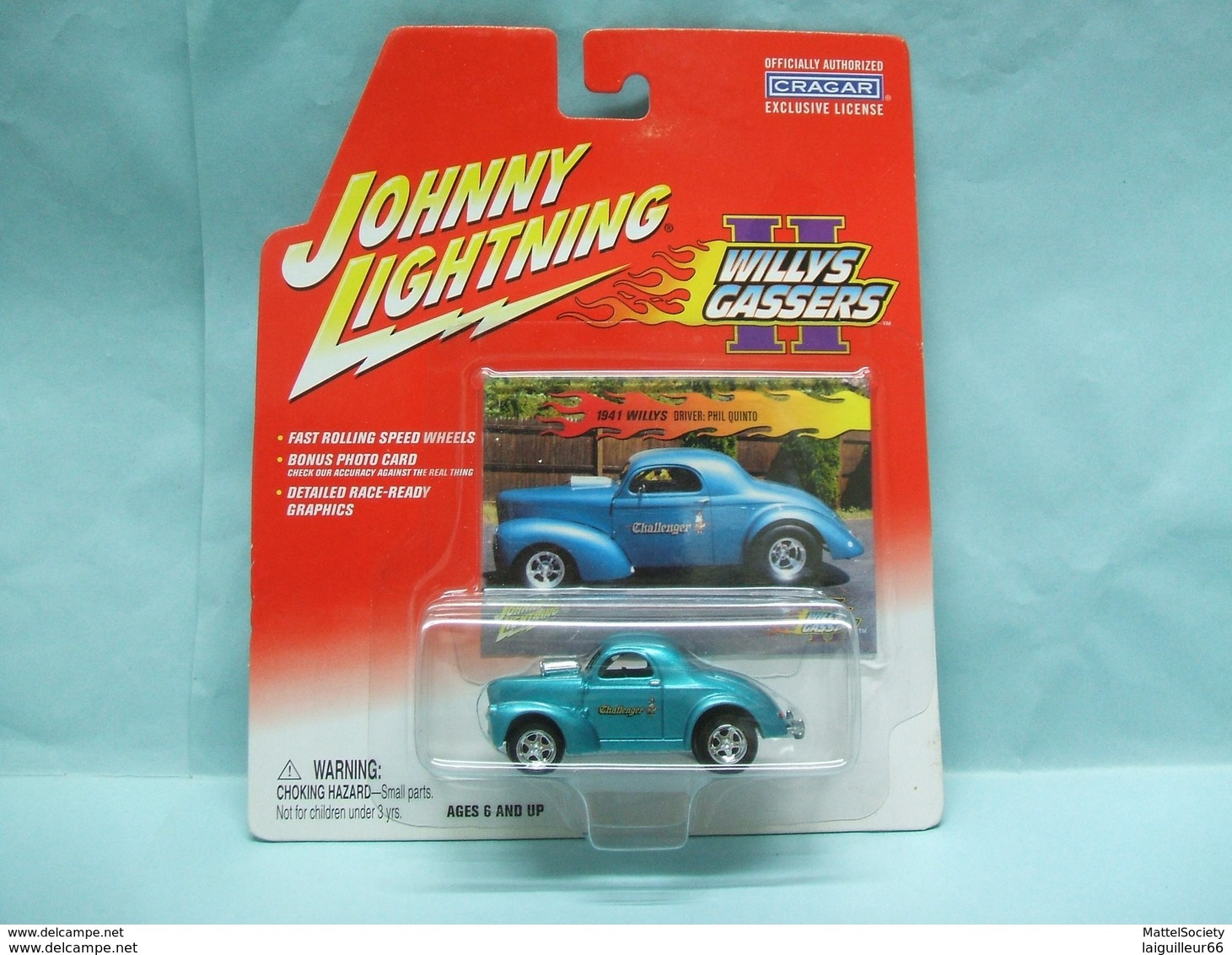 Johnny Lightning - WILLYS COUPE GASSER 1941 - 2002 Willys Gassers II  1/64 - Autres & Non Classés