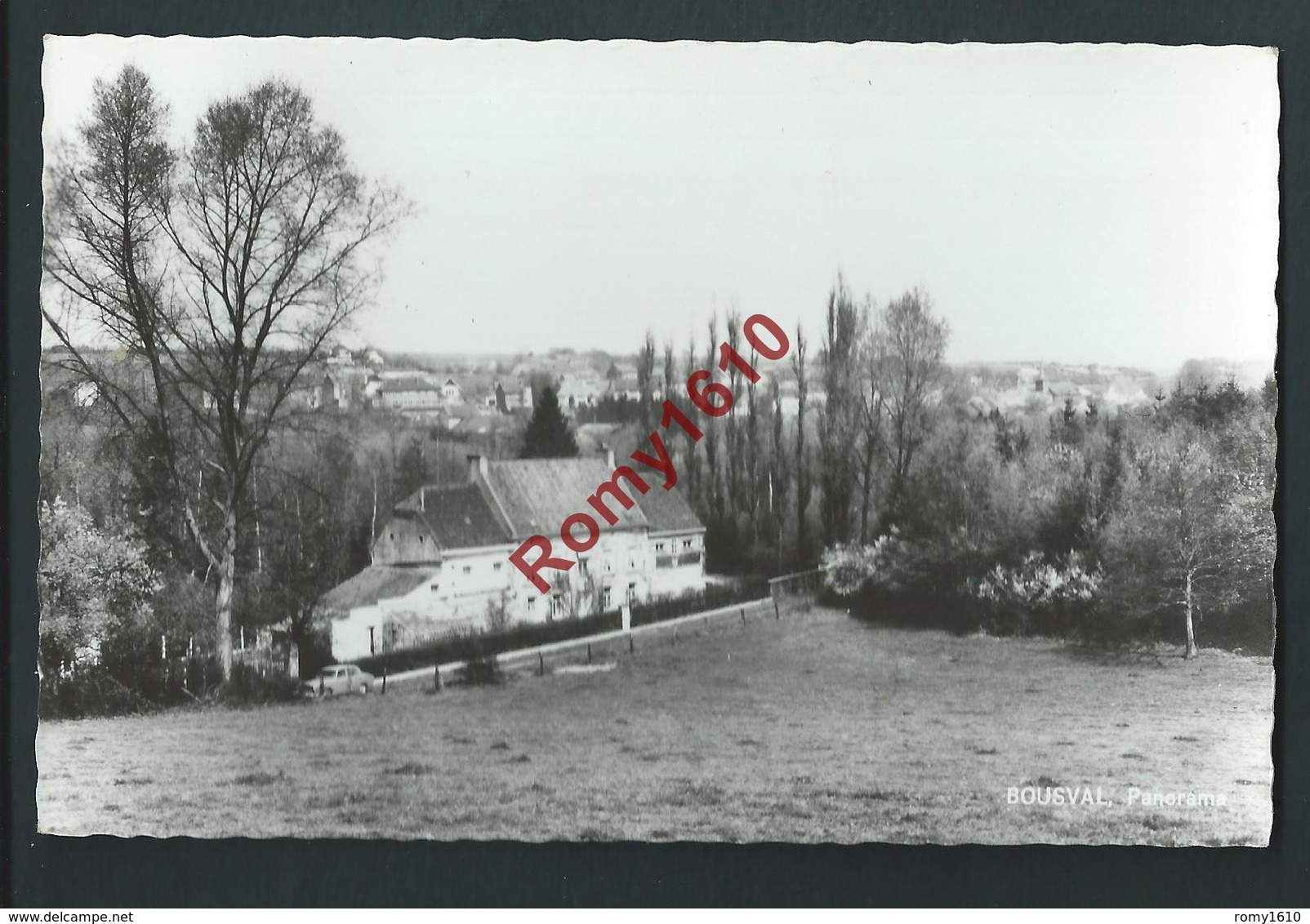 BOUSVAL (Genappe) Photo Véritable  45597. Panorama. - Genappe