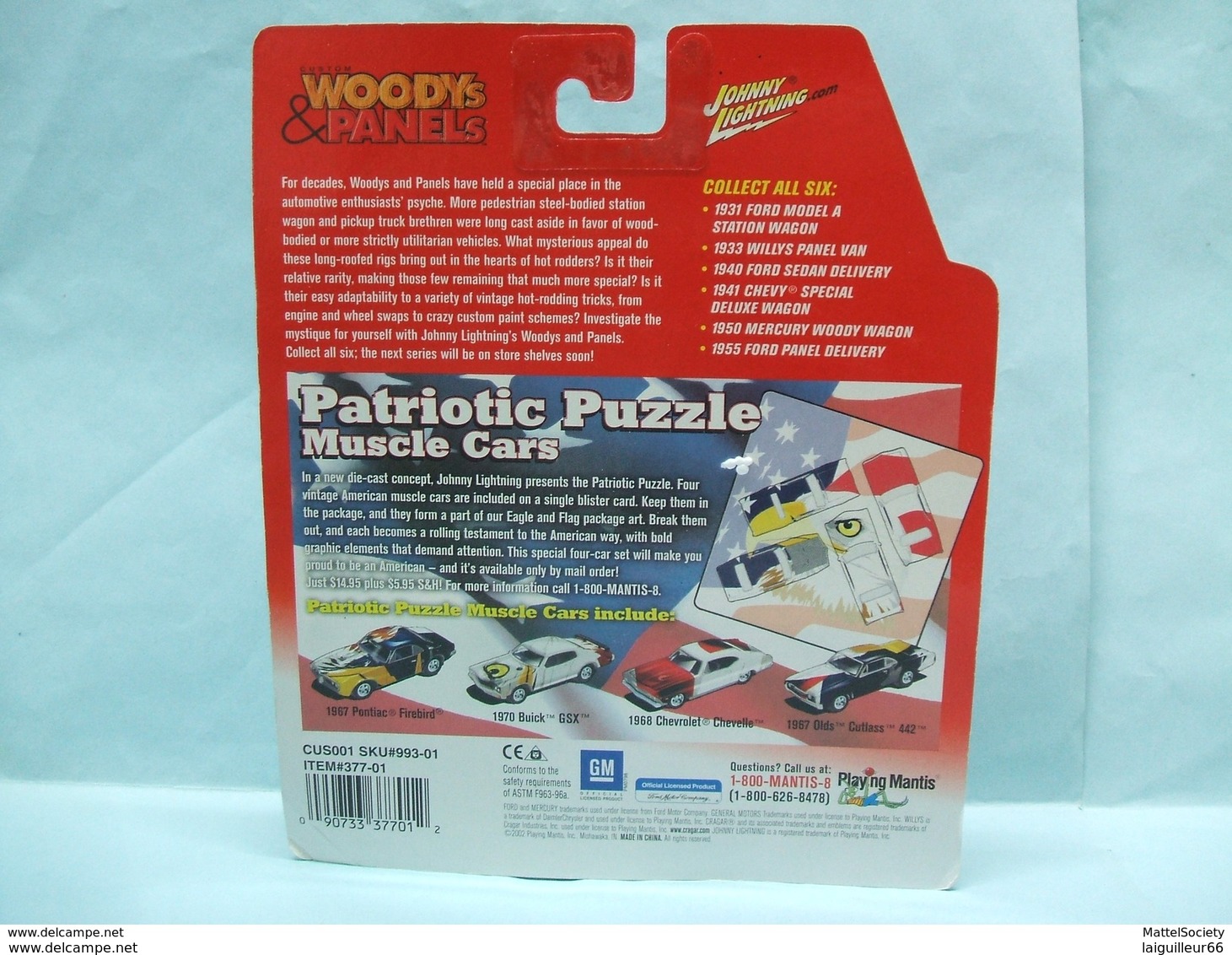 Johnny Lightning - '41 CHEVROLET SPECIAL DELUXE WAGON 1941 - 2002 Custom Woodys & Panels 1/64 - Altri & Non Classificati