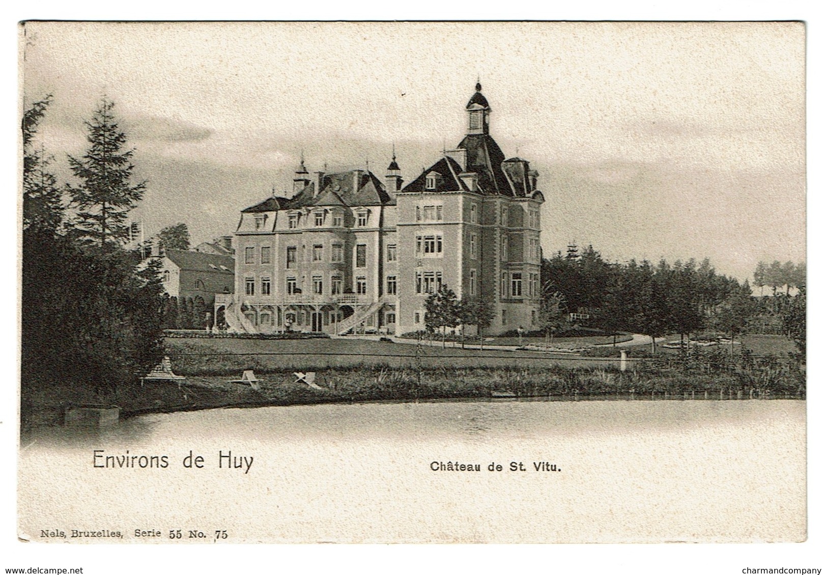 Les Environs De Huy - Château De St Vitu - Edit. Nels Série 55/75 - 2 Scans - Huy