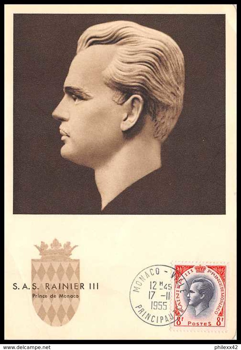 5492/ Carte Maximum (card) Monaco N°422 Prince Rainier III. - Cartes-Maximum (CM)