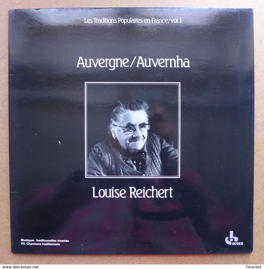 LP/ Louise Reichert - Auvergne . Auvernha / 1983 - Ocora - Pressage France - World Music