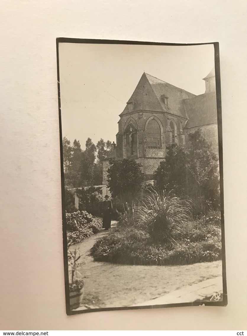 Brussegem  Merchtem  FOTO Genomen Door Duitse Soldaten  Kerk Te Brussegem Met Pastoor Augustus 1914 - Merchtem