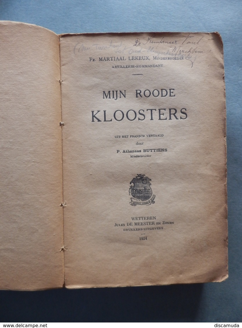 Diksmuide - Nieuwpoort - Ieper - Mijn Roode Klooster - War 1914-18