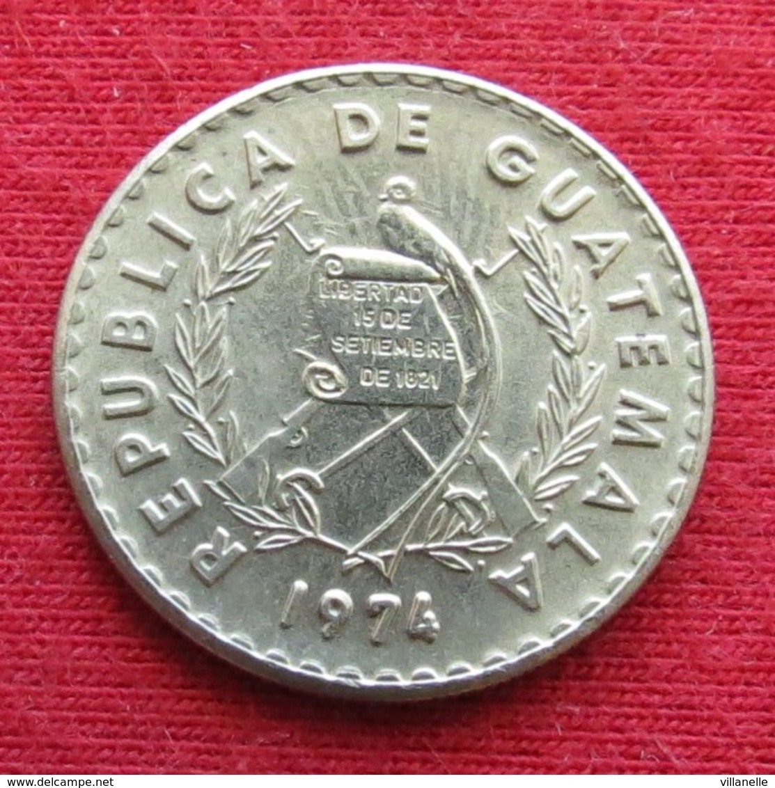 Guatemala 10 Centavos 1974 KM# 274 - Guatemala