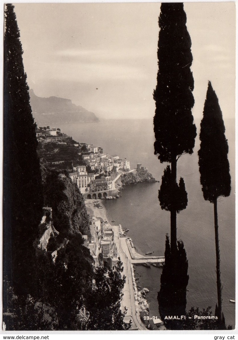 AMALFI - Panorama, Italy, Italia, Unused Postcard [23137] - Salerno