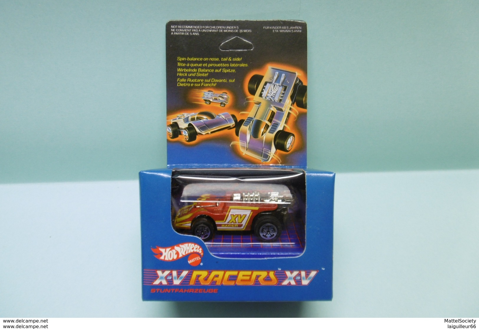 Hot Wheels - X-V Racers XV Rouge 1985 Réf. 2566 HOTWHEELS 1/64 - HotWheels