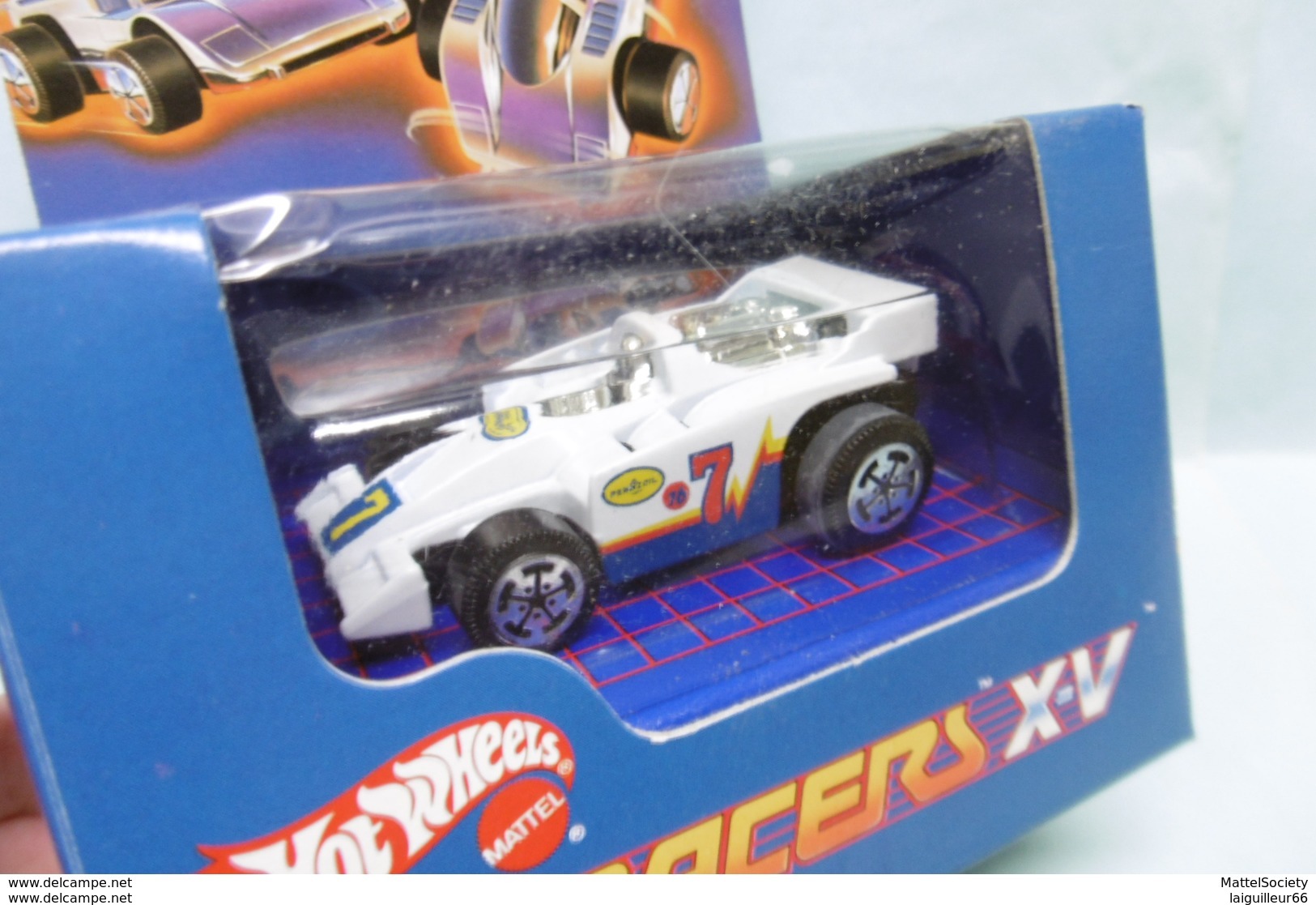 Hot Wheels - X-V Racers XV Blanc Pennzoil 1985 Réf. 2565 HOTWHEELS 1/64 - HotWheels