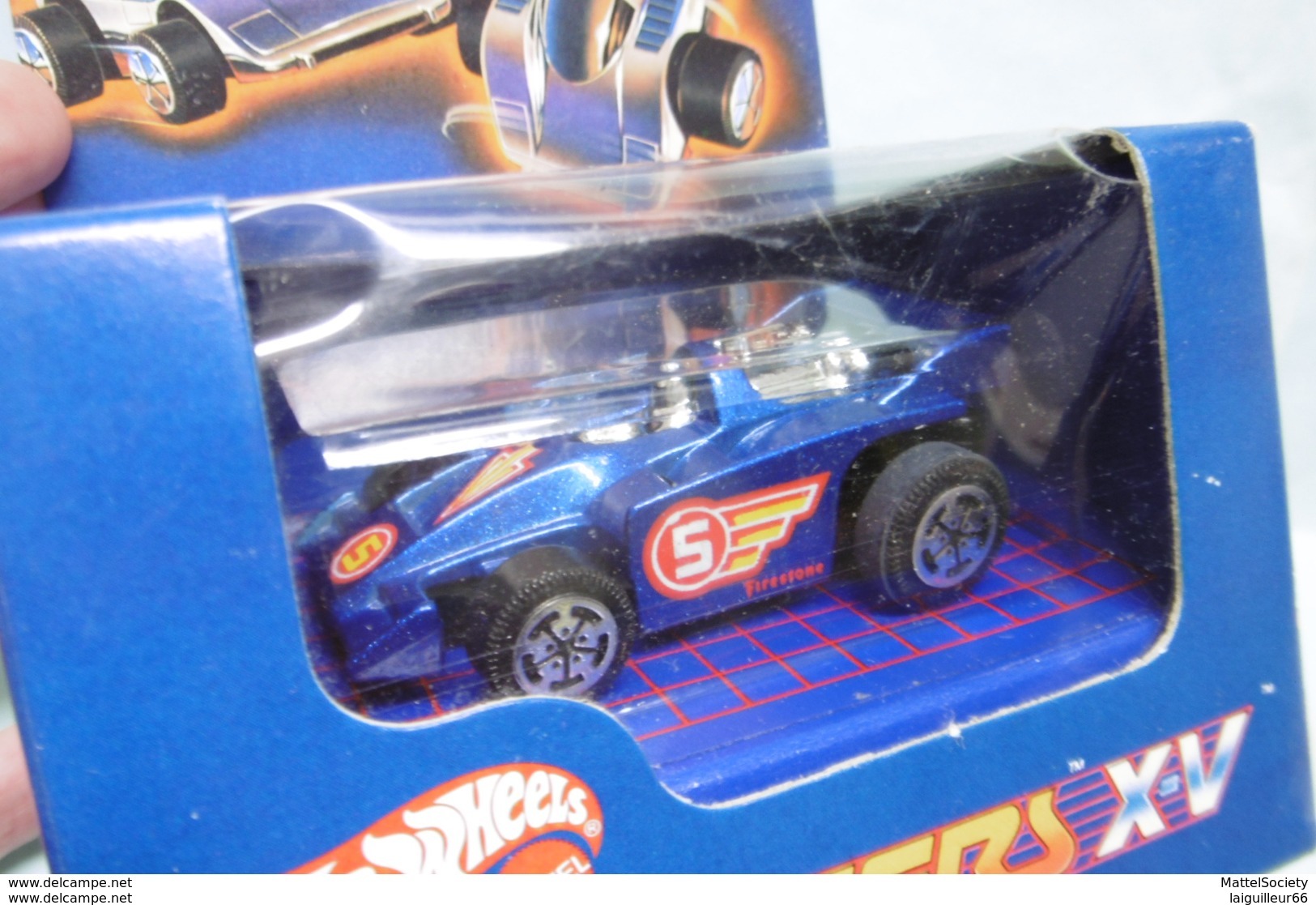 Hot Wheels - X-V Racers XV Bleu Firestone 1985 Réf. 2569 HOTWHEELS 1/64 - HotWheels