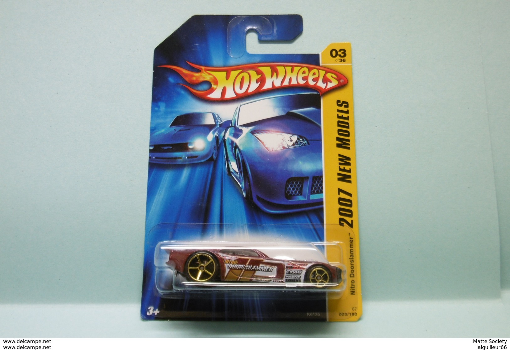 Hot Wheels - NITRO DOORSLAMMER - 2007 New Models HOTWHEELS US Long Card 1/64 - HotWheels