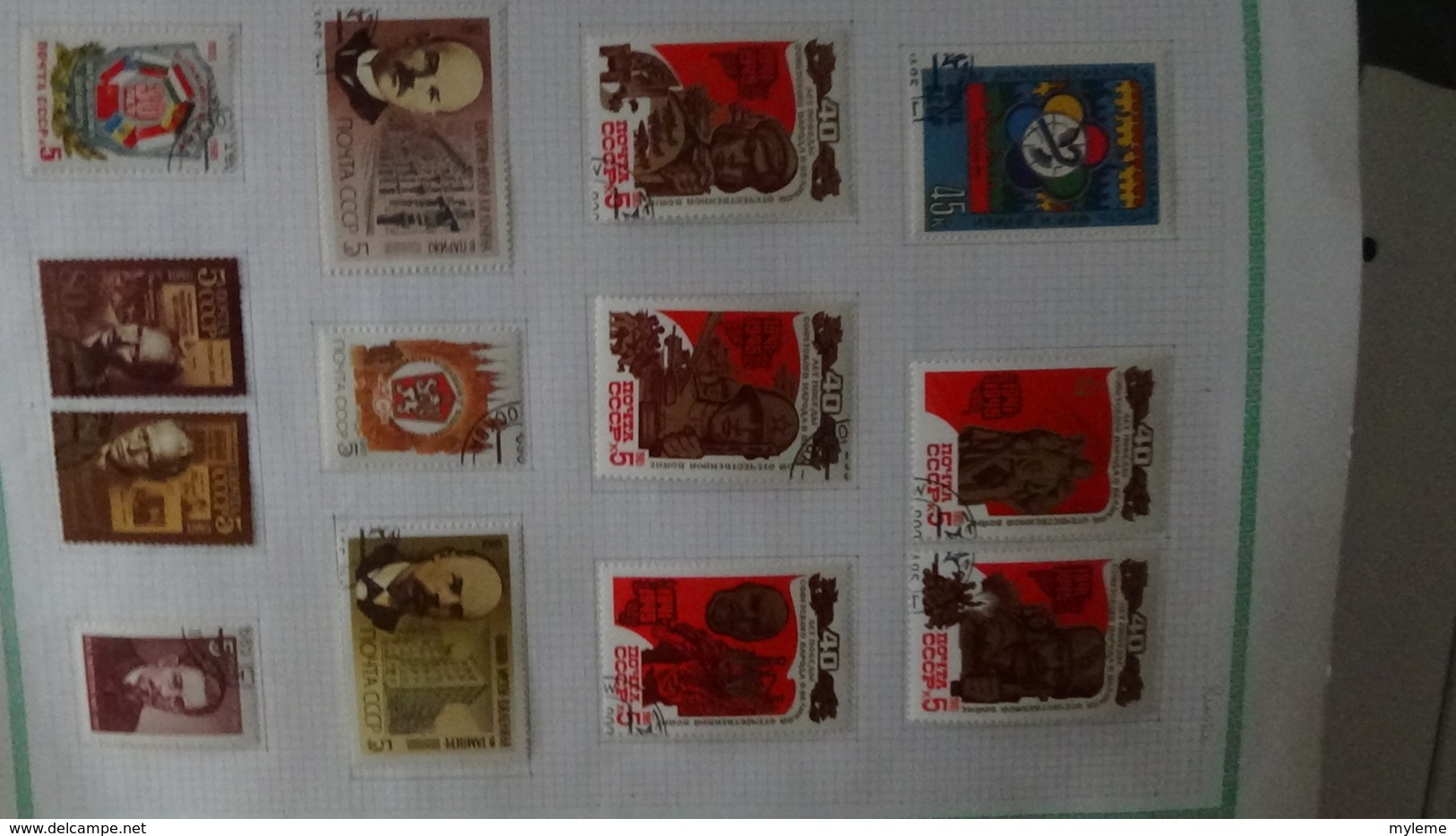 Collection URSS **, * et oblitérés + blocs  (toutes les photos n'ont pas été prises)  Côte très sympa !!!