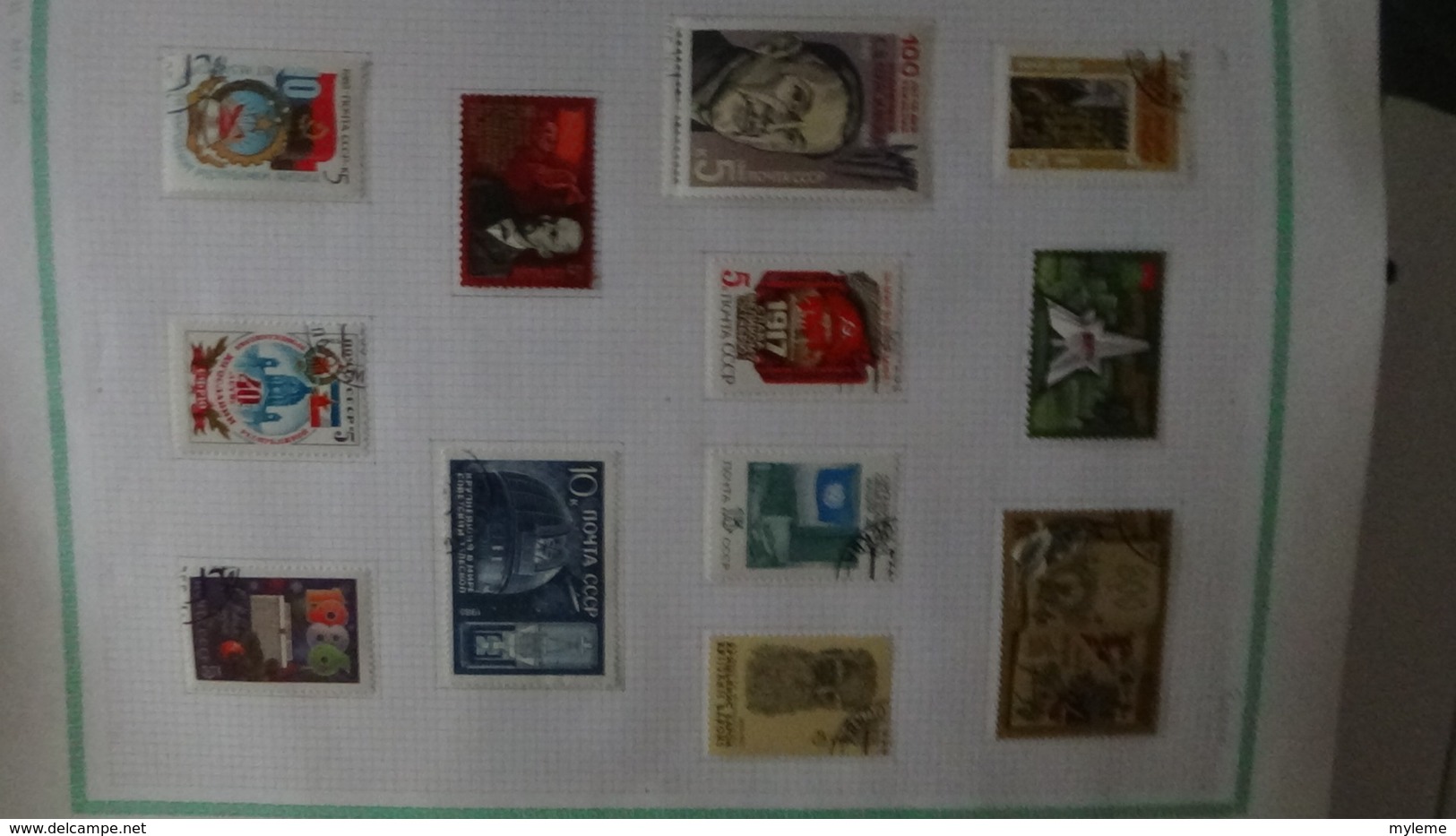 Collection URSS **, * et oblitérés + blocs  (toutes les photos n'ont pas été prises)  Côte très sympa !!!