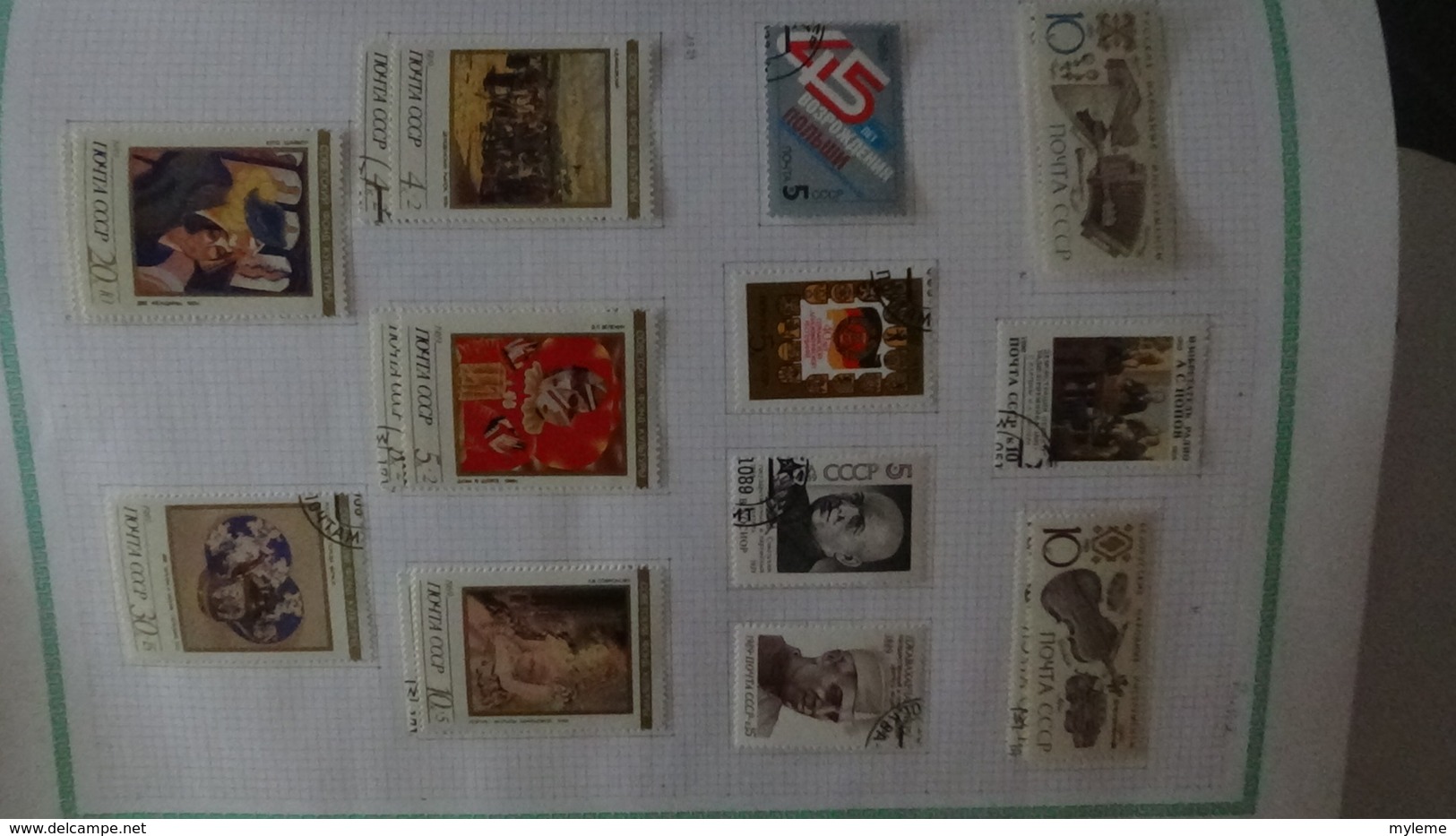 Collection URSS **, * et oblitérés + blocs  (toutes les photos n'ont pas été prises)  Côte très sympa !!!