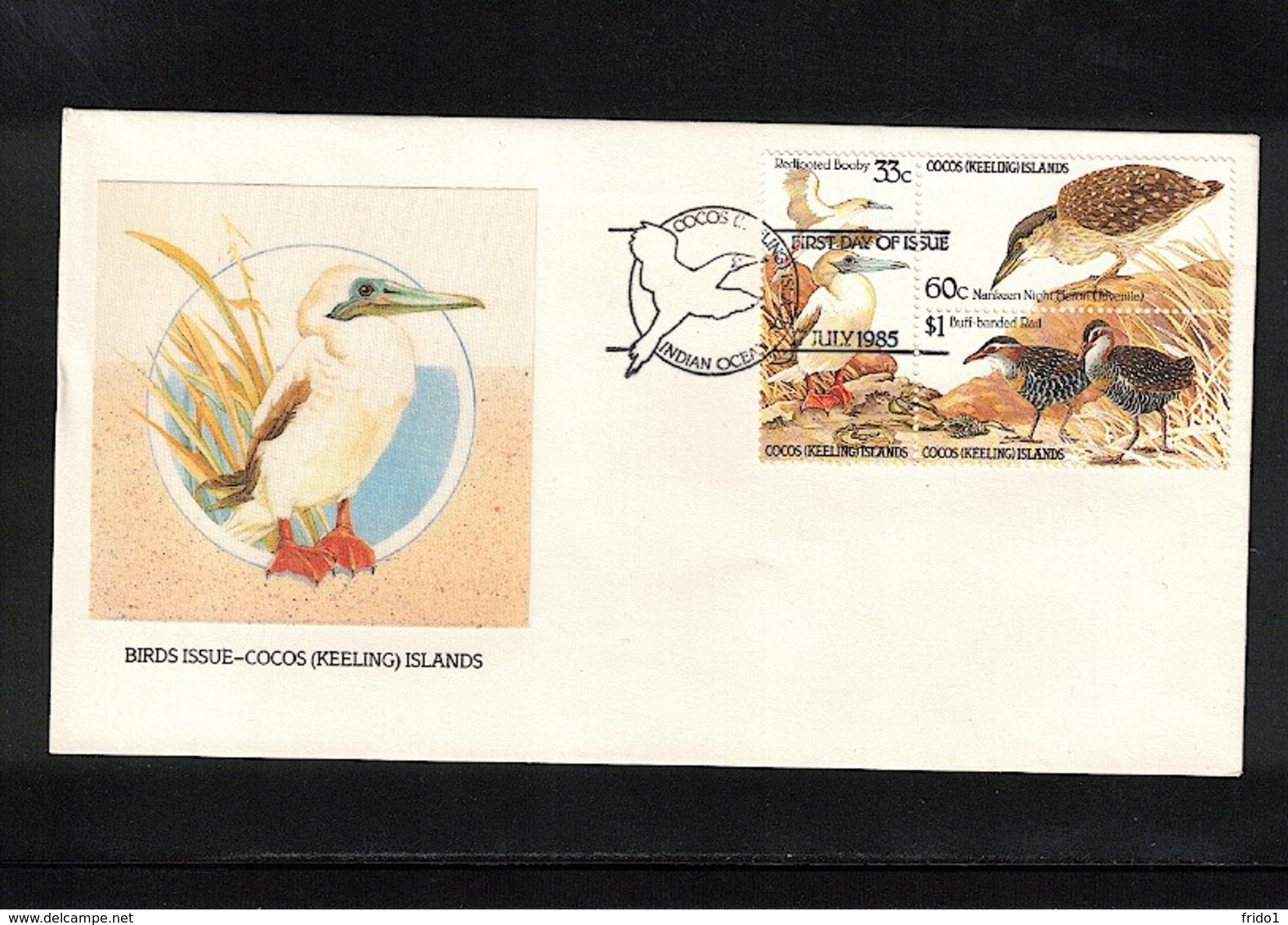 Cocos (Keeling) Islands 1985 Birds FDC - Albatrosse & Sturmvögel