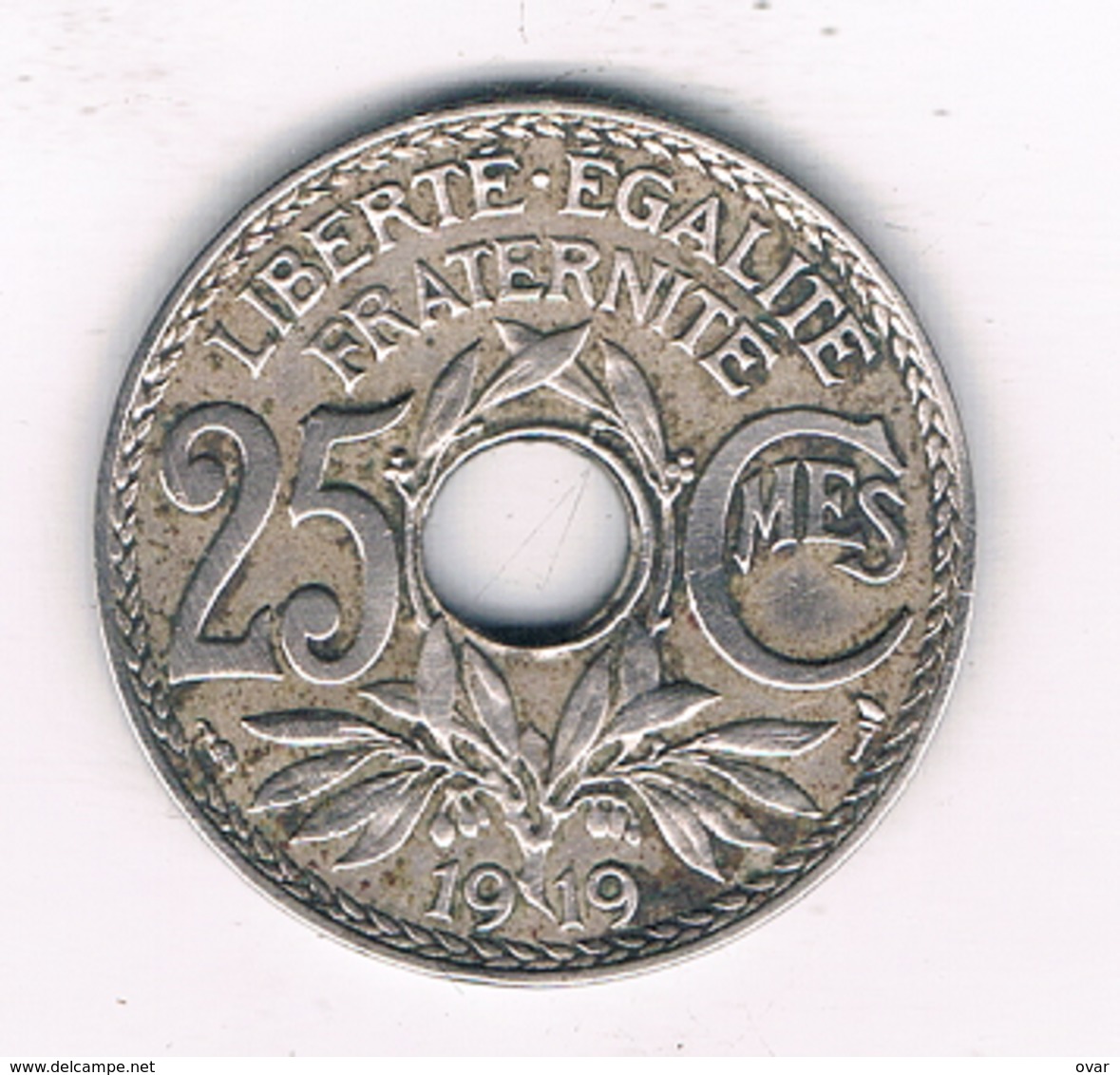 25 CENTIMES 1919 FRANKRIJK /2867/ - Sonstige & Ohne Zuordnung