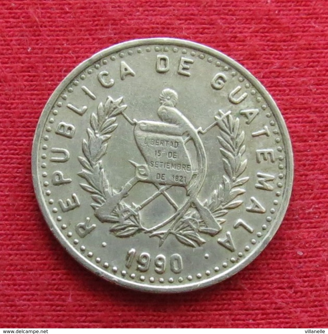 Guatemala 10 Centavos 1990 KM# 277.5 - Guatemala