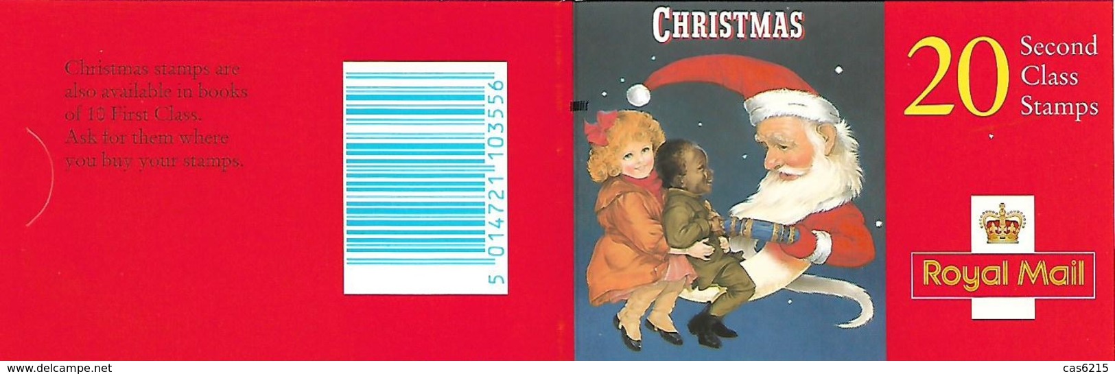 Grande-Bretagne Great Britain 1997 "Christmas", 20 X 2 Nd Harrison ,1 Booklet Carnet Mnh - Carnets