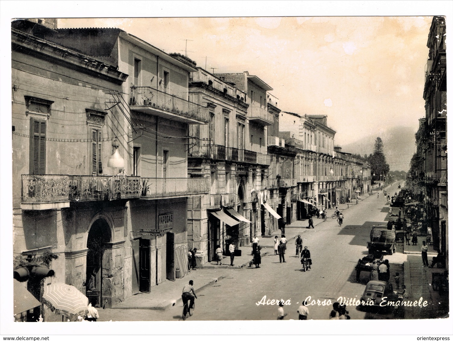 Acerra Provincia Di Napoli Animatissima Anni 50 - Napoli (Naples)