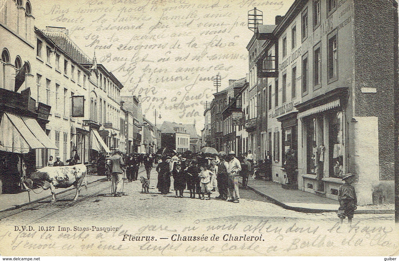 Fleurus Chaussee De Charleroi DVD 10127  1903 - Fleurus