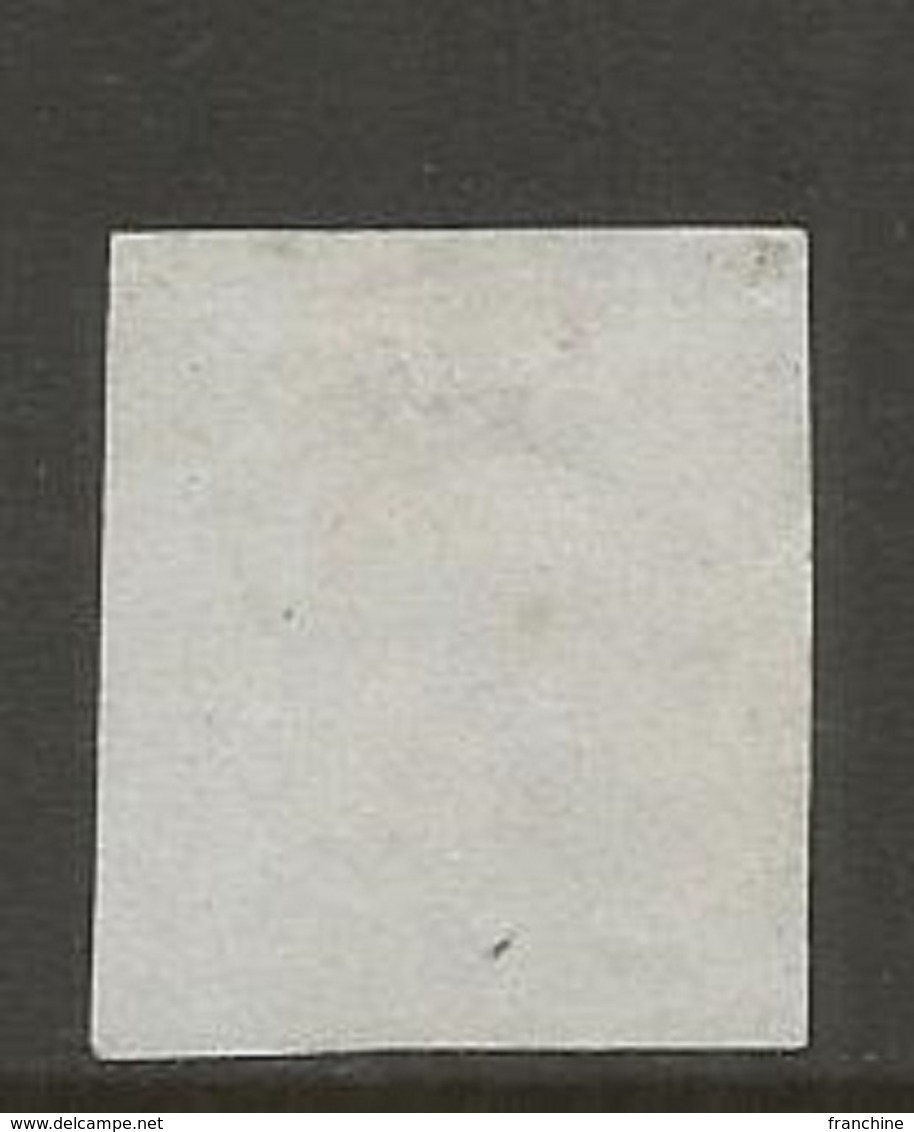 1860 – N° 14B (Type II) – Bleu – Pointillés Fins (RR) - Beau Timbre - 1853-1860 Napoléon III